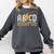 ABCD Kindergarten Rocks Pencil Lightning Students Teachers Comfort Colors Sweatshirt Pepper