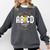 ABCD The Teacher Tour Last Day Of School Rockin' Teacher Comfort Colors Sweatshirt Pepper
