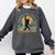 Adventure Awaits Bigfoot Teacher Kindergarten Back To School Comfort Colors Sweatshirt Pepper