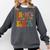 In My Advocating Era Advocate Autism Awareness Sped Teacher Men Women Kids Comfort Colors Sweatshirt Pepper