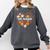 Art Teacher Heart Autumn Thanksgiving Kids Comfort Colors Sweatshirt Pepper