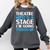 Theater Teacher Drama Teacher Theater Nerd Actor Men Women Kids Comfort Colors Sweatshirt Pepper