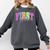 Back To School Neon Checkered First Grade Colorful Teacher Comfort Colors Sweatshirt Pepper Back To School Neon Checkered First Grade Colorful Teacher Comfort Colors Sweatshirt Pepper