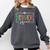Behavior Squad School Counselor SPED Teacher Kids Women Men Comfort Colors Sweatshirt Pepper