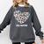 Believe In Yourself YOU MATTER Teachers Big Heart Comfort Colors Sweatshirt Pepper