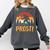 Bigfoot Sasquatch Prost Retro Bavarian Oktoberfest Men Women Comfort Colors Sweatshirt Pepper