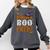 Biology Boo Crew Halloween Biology Teacher Matching For Men Women Kids Comfort Colors Sweatshirt Pepper