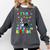 My Birthday Colorful Costume Boston Terrier Party Comfort Colors Sweatshirt Pepper