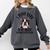 Bostie Mama Dog Dad Boston Terrier For Men Women Comfort Colors Sweatshirt Pepper