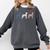 Boston Terrier 4th Of July Dog Patriotic USA Flag Man Woman Comfort Colors Sweatshirt Pepper