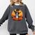 Boston Terrier Bostie Dog Breed Pet Halloween Pumpkins Comfort Colors Sweatshirt Pepper