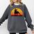 Boston Terrier Bostie Sunset Retro Dog Pet Mom Dad Comfort Colors Sweatshirt Pepper
