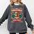 Boston Terrier My Christmas Spirit Dog Santa Claus X-Mas Comfort Colors Sweatshirt Pepper