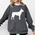 Boston Terrier Comfort Colors Sweatshirt Pepper
