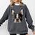 Boston Terrier Cute Puppy Face Dog Lover Pet Owner Comfort Colors Sweatshirt Pepper