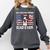 Boston Terrier Dad American Flag 4th Of July Dog Fathers Day Comfort Colors Sweatshirt Pepper