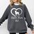 Boston Terrier Dad Cute Boston Terrier Silhouette Heart Comfort Colors Sweatshirt Pepper