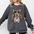 Boston Terrier Dia De Los Muertos Day Of The Dead Dog Skull For Men Women Kids Comfort Colors Sweatshirt Pepper