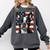 Boston Terrier Dog American Flag 4th Of July Patriotic Puppy Comfort Colors Sweatshirt Pepper
