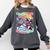 Boston Terrier Dog Christmas Snowman Winter Snow Comfort Colors Sweatshirt Pepper