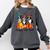Boston Terrier Dog Lover Fall Ya'Ll Halloween Costume Men Women Comfort Colors Sweatshirt Pepper