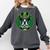 Boston Terrier Dog St Patricks Day Irish Pet Lover Men Women Kids Comfort Colors Sweatshirt Pepper