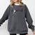 Boston Terrier EKG Heartbeat Heart Line Dog Lovers Comfort Colors Sweatshirt Pepper