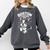 Boston Terrier Girl Cute Cartoon For Dog Owners Pet Terrier Comfort Colors Sweatshirt Pepper