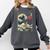 Boston Terrier Japanese Kanagawa Wave Surf Dog Comfort Colors Sweatshirt Pepper
