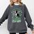 My Boston Terrier Is My Lucky Charm Paw Dog St Patrick's Day Comfort Colors Sweatshirt Pepper