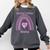 Boston Terrier Mama Cute Rainbow Paw Heart Shape Comfort Colors Sweatshirt Pepper