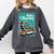 Boston Terrier Merry Christmas Tree Truck Dog X-Mas Comfort Colors Sweatshirt Pepper