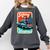 Boston Terrier Merry Christmas Tree Truck Santa Dog X-Mas Comfort Colors Sweatshirt Pepper