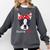 Boston Terrier Mom Bostie Women Girls Comfort Colors Sweatshirt Pepper