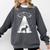 Boston Terrier Mom Dad Dog Alien UFO For Men Women Comfort Colors Sweatshirt Pepper