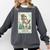 Boston Terrier Mom Skeleton Tarot Card Witch Vibes Dog Mom Comfort Colors Sweatshirt Pepper