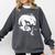 Boston Terrier And Moon Halloween Costume Dog Lover Comfort Colors Sweatshirt Pepper