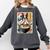 Boston Terrier Ramen Noodles Japanese Art Retro Ocean Waves Comfort Colors Sweatshirt Pepper