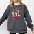 Boston Terrier Santa Claus Elf Reindeer Christmas Dog X-Mas Comfort Colors Sweatshirt Pepper