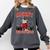 Boston Terrier Santa Claus Hat Merry Christmas Dog X-Mas Comfort Colors Sweatshirt Pepper