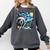 Boston Terrier Santa Starry Night Van Gogh Christmas Dog Men Women Kids Comfort Colors Sweatshirt Pepper