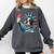 Boston Terrier Selfie Statue Of Liberty 4th Of July American Comfort Colors Sweatshirt Pepper
