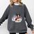 Boston Terrier In The Snow Merry Christmas Winter Comfort Colors Sweatshirt Pepper