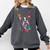 Boston Terrier Splash Comfort Colors Sweatshirt Pepper