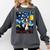 Boston Terrier Starry Night Van Gogh Art Comfort Colors Sweatshirt Pepper
