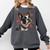 Boston Terrier Is My Valentine Cute Pet Dog Owner Valentine Comfort Colors Sweatshirt Pepper