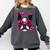 Boston Terrier Valentines Day Shirt Heart Dog Lover Comfort Colors Sweatshirt Pepper