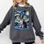 Boston Terrier Van Gogh Starry Night Comfort Colors Sweatshirt Pepper