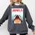 Boston Terriers Jowls Dog Mom Dog Dad Comfort Colors Sweatshirt Pepper