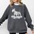 Bull Terrier Skeleton Birthday Halloween Kids Comfort Colors Sweatshirt Pepper